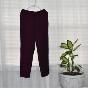 Silky Pants/Trousers With a Tie Around The Waist